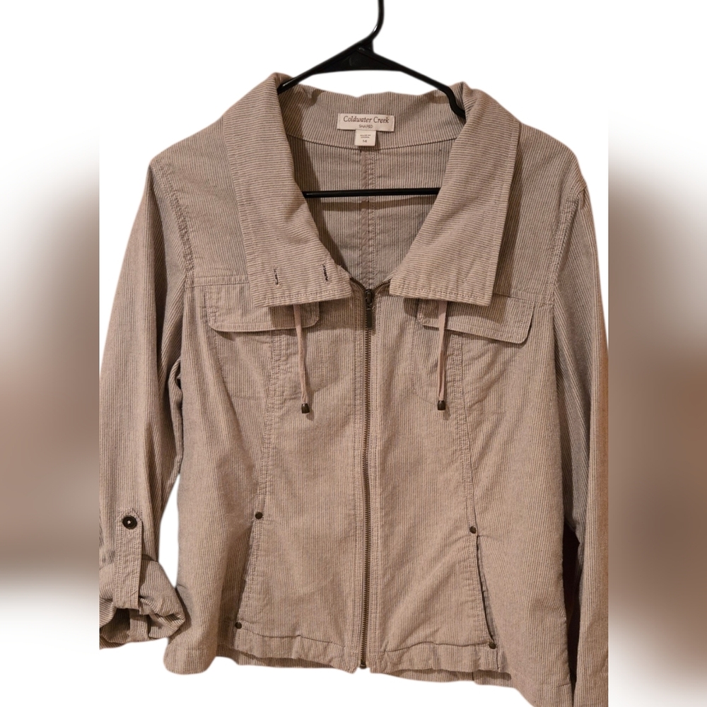 Coldwater Creek Light Weight Jacket Size 14